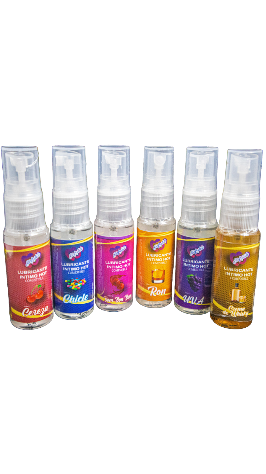 Lubricante intimo hot comestible de sabores 20ml