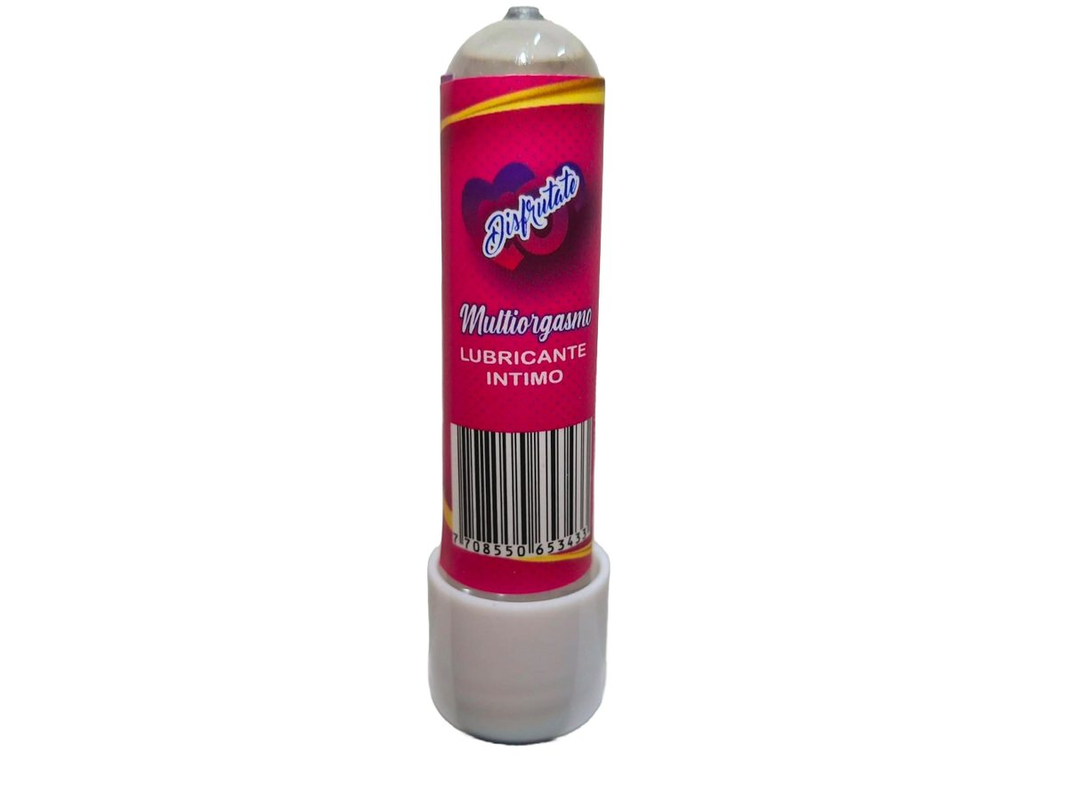 LUBRICANTE INTIMO MULTIORGASMO DISFRUTATE X8ML