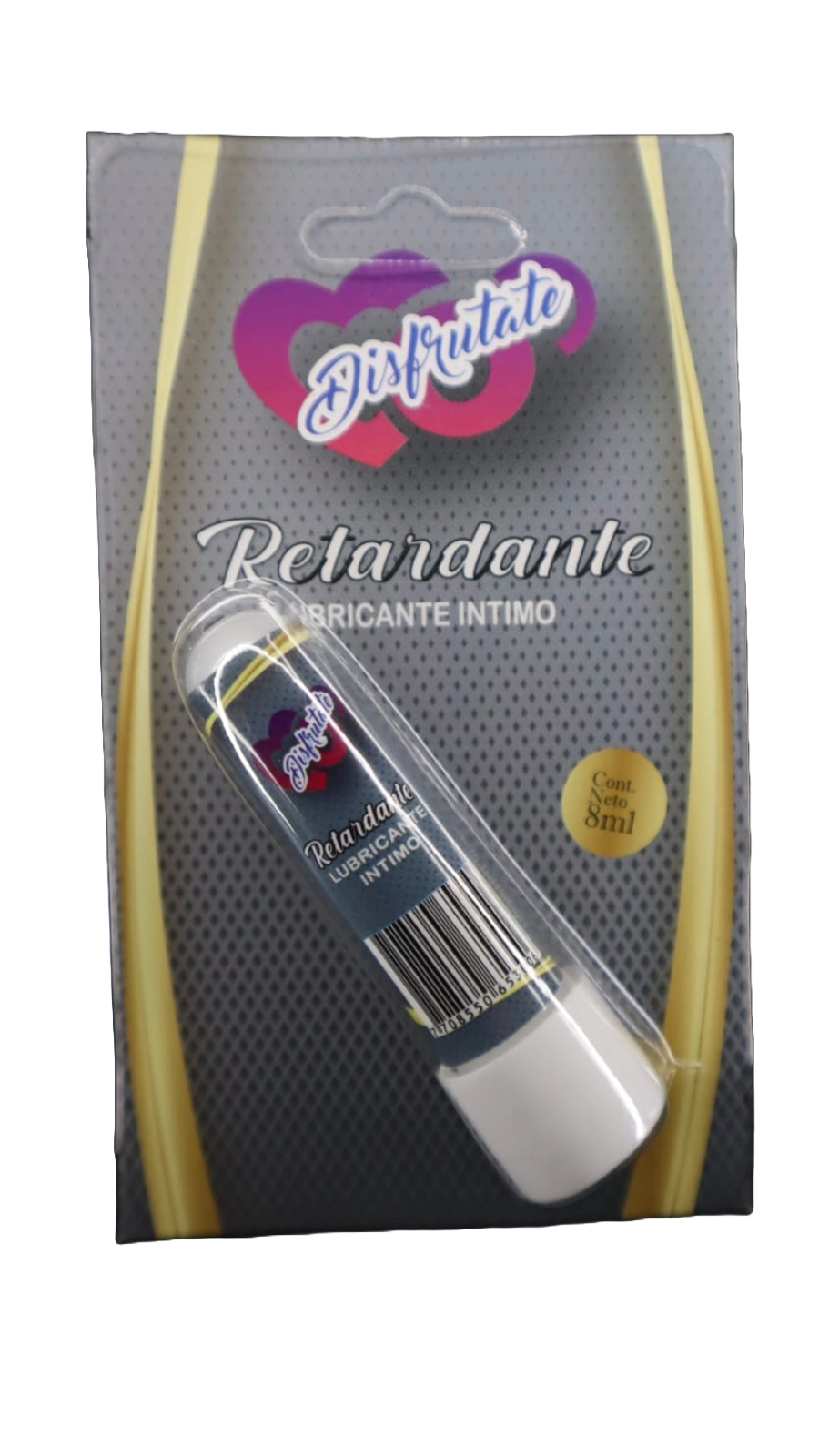 LUBRICANTE INTIMO RETARDANTE DISFRUTATE X8ML