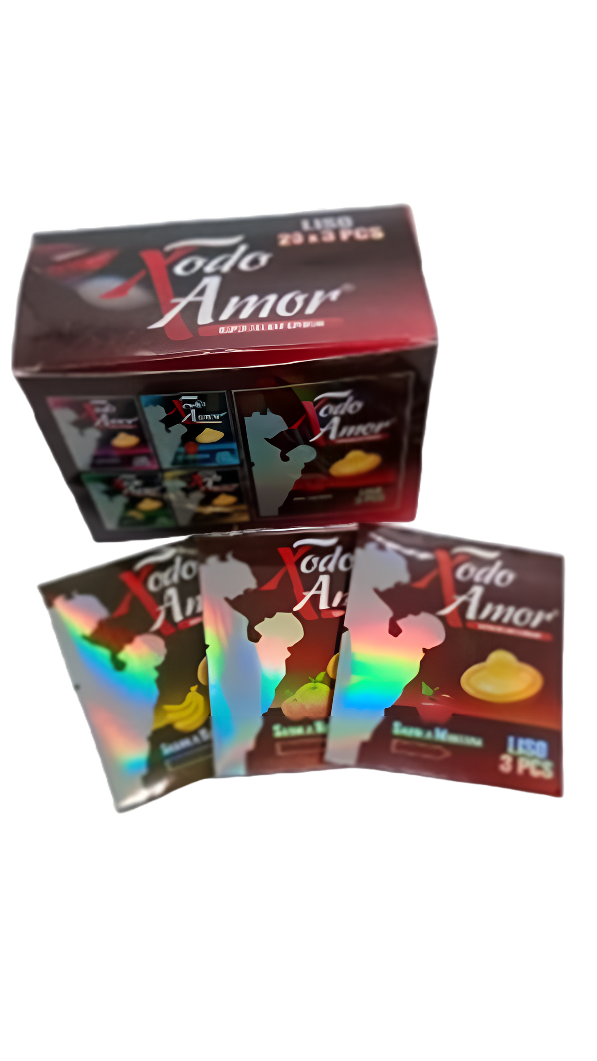 CONDONES  TODO AMOR X3 UNIDADES