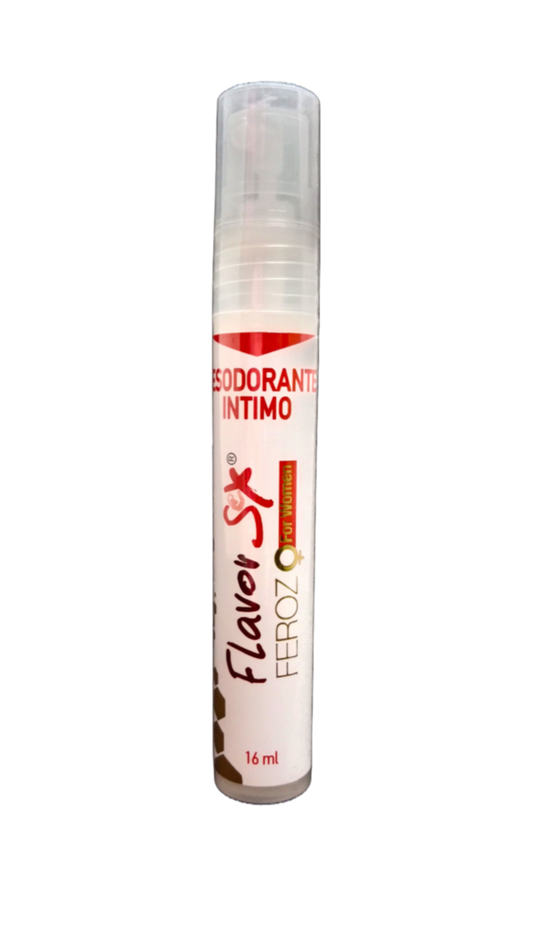 DESODORANTE ÍNTIMO MUJER CON FEROMONAS FLAVOR SEX X16ML